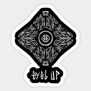 Eyes Up Sticker